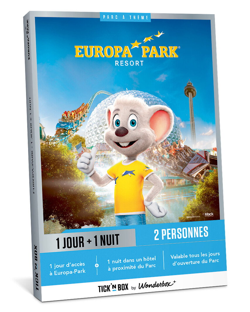 E-COFFRET WONDERBOX EUROPAPARK SEJOUR 1 JOUR / 1 NUIT