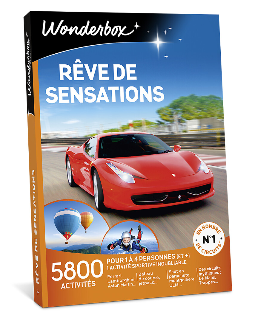 E-coffret Wonderbox Rêve de Sensations