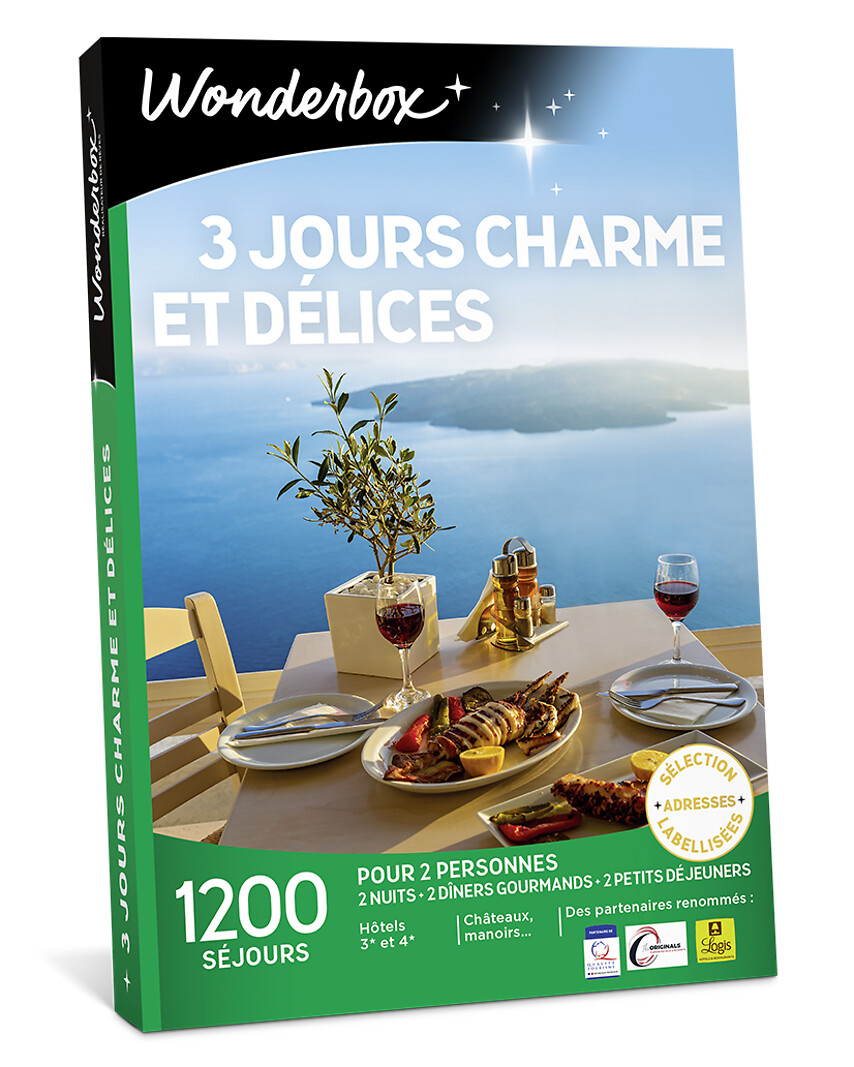 E-coffret 3 JOURS CHARME ET DÉLICES
