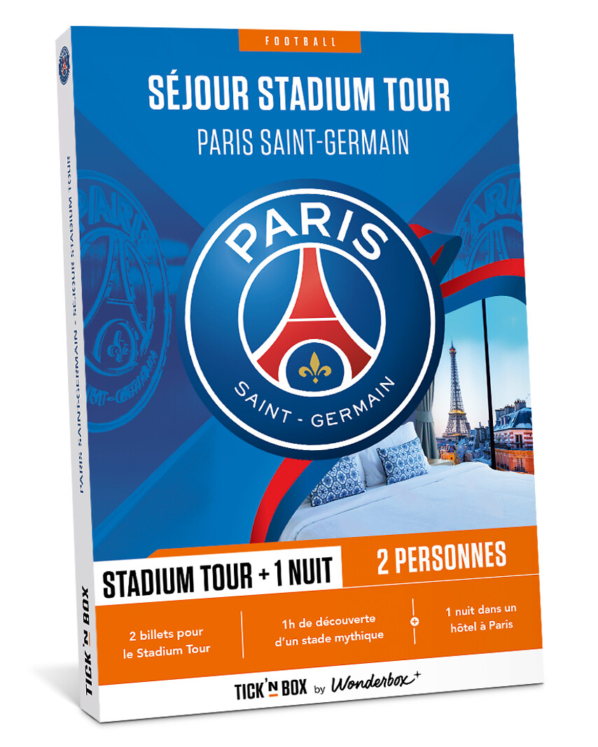 E-coffret PSG STADIUM TOUR SEJOUR