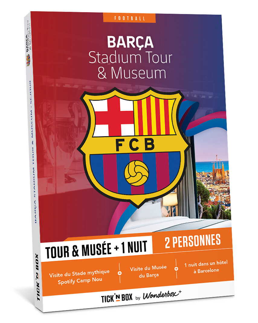E-coffret FC BARCELONE – MUSEE &  SEJOUR