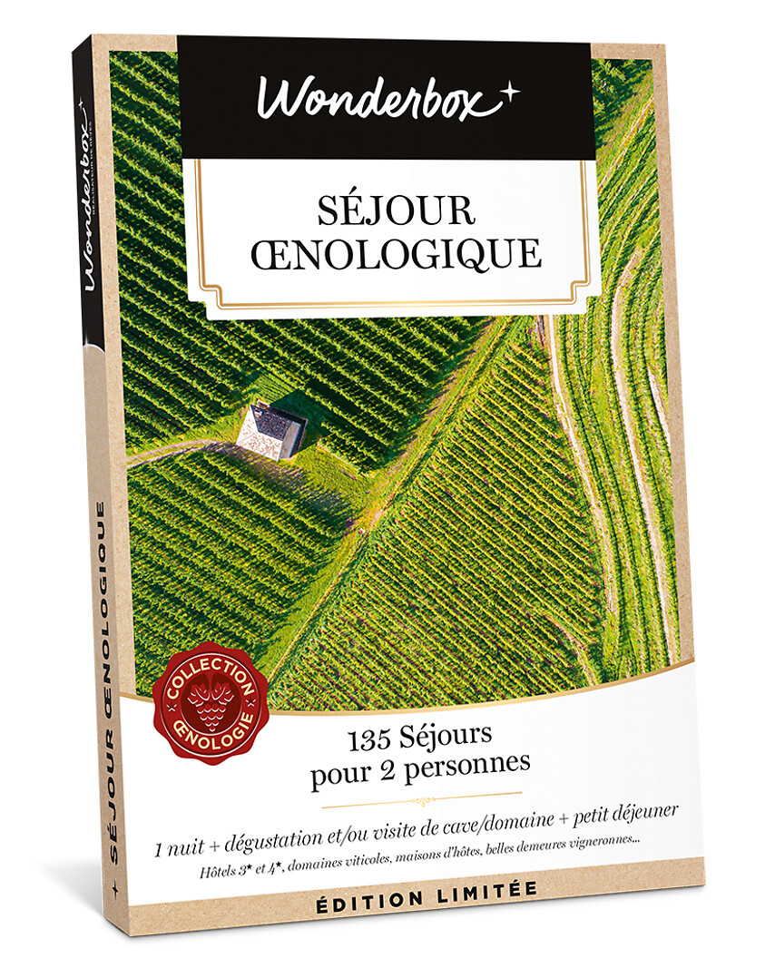 E-COFFRET WONDERBOX SEJOUR ŒNOLOGIQUE