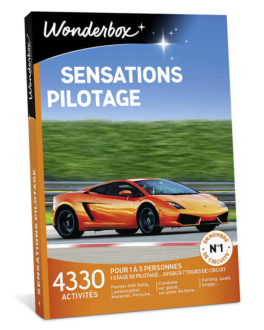 E-COFFRET WONDERBOX SENSATIONS PILOTAGE